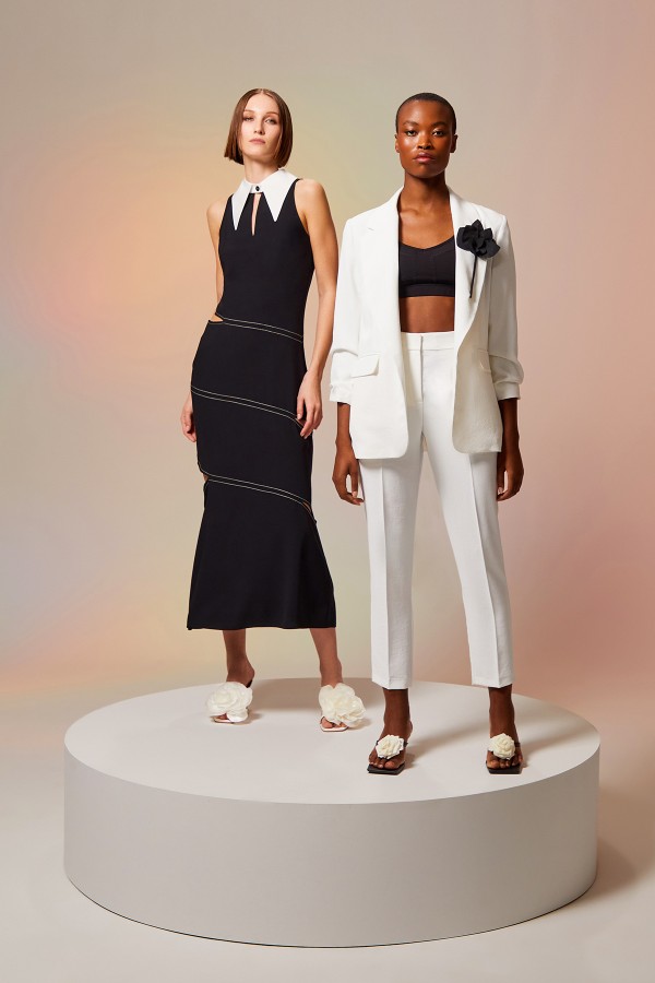 Dar Paça Klasik Pantolon Ekru