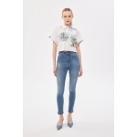 Skinny Denim Pantolon Mavi