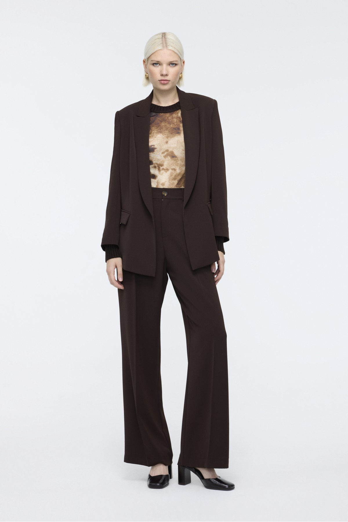 Blazer Ceket Kahve