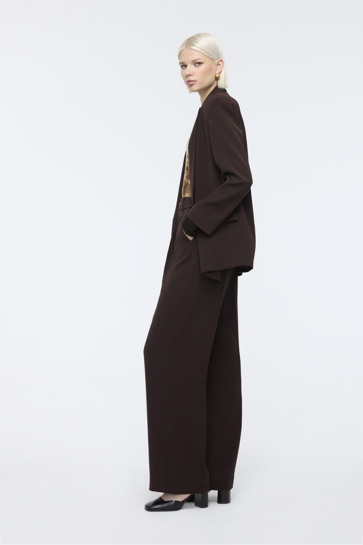 Blazer Ceket Kahve
