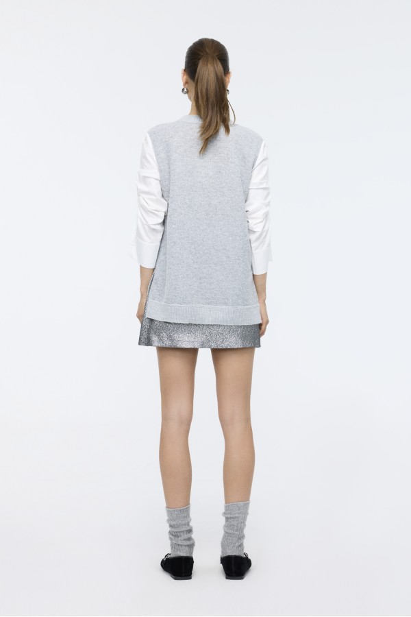 Triko Garnili Sweatshirt Gri