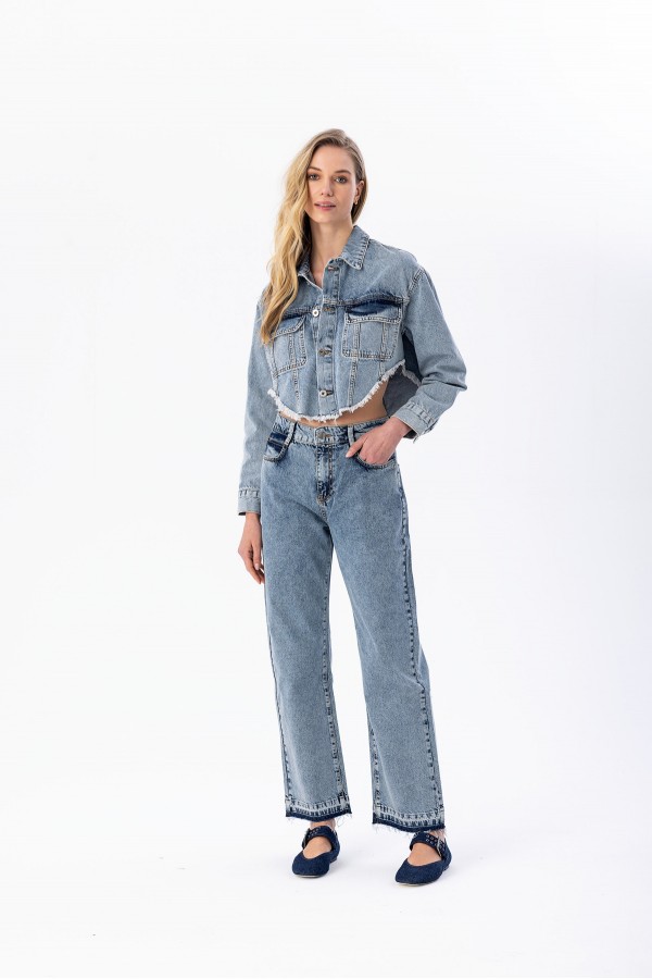 Denim Pantolon Mavi̇