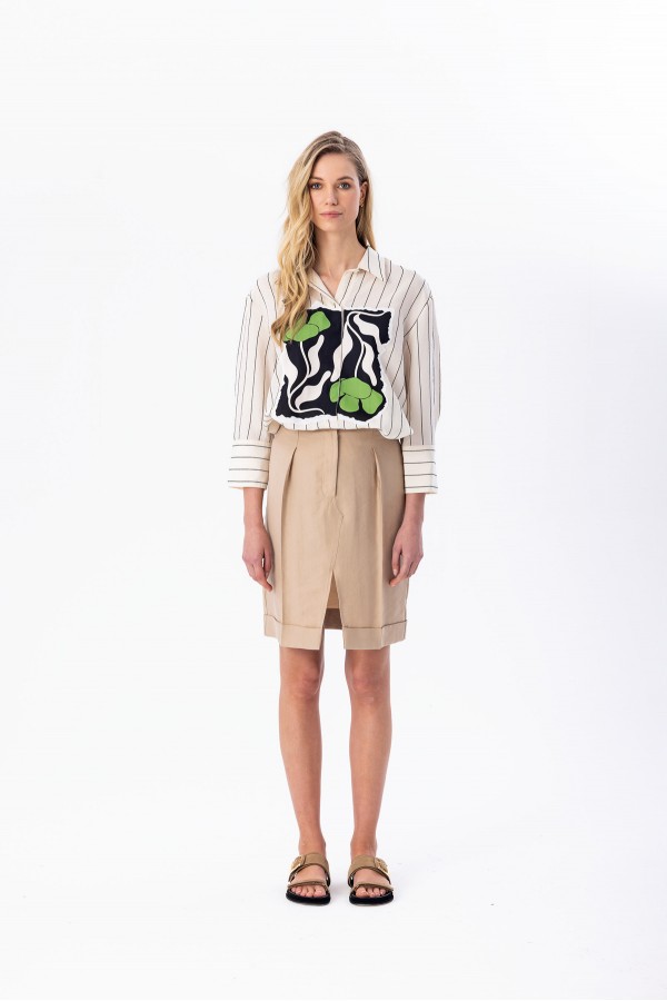 Çizgili Gömlek Siyah Çizgili Gömlek Siyah