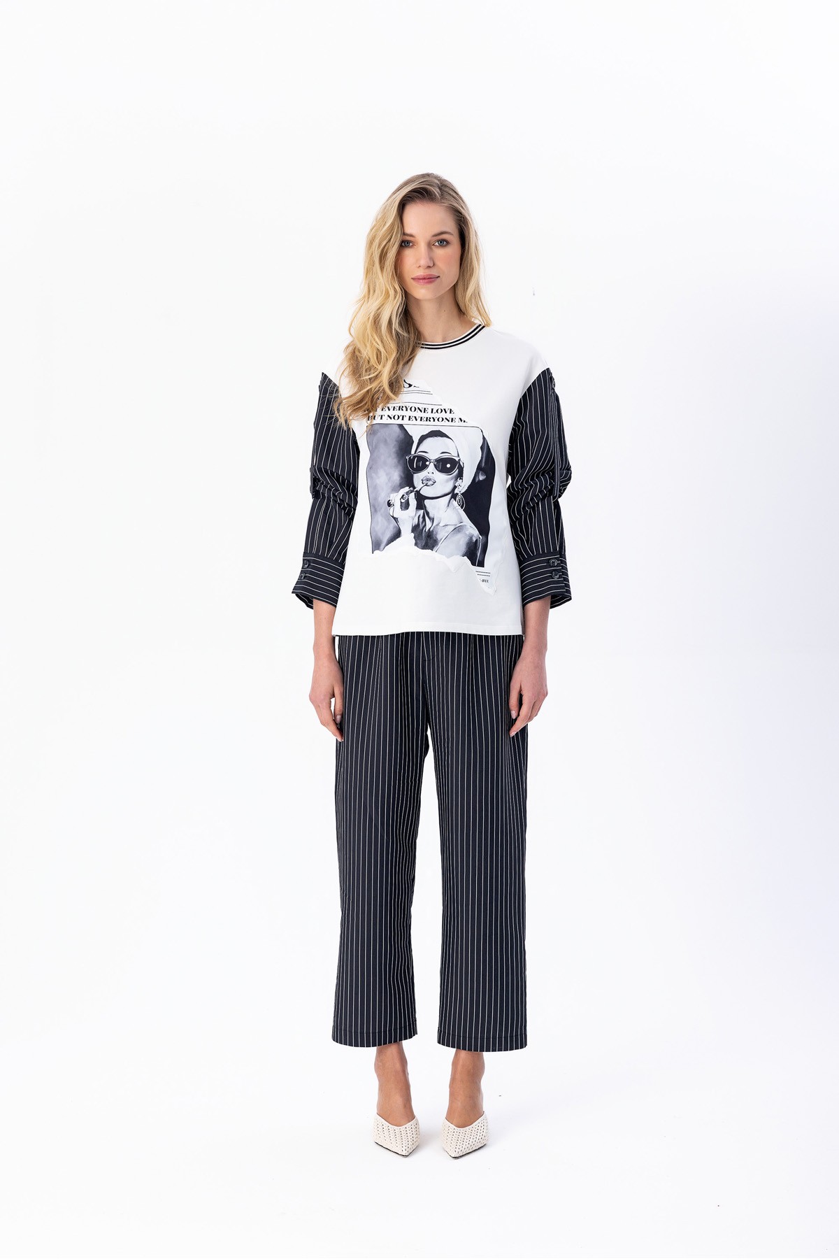 Gömlek Kol Sweatshirt Siyah