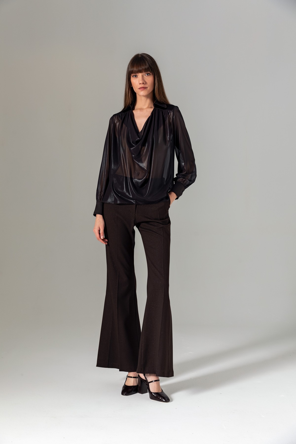 Geniş Paça Maxi Pantolon Kahve