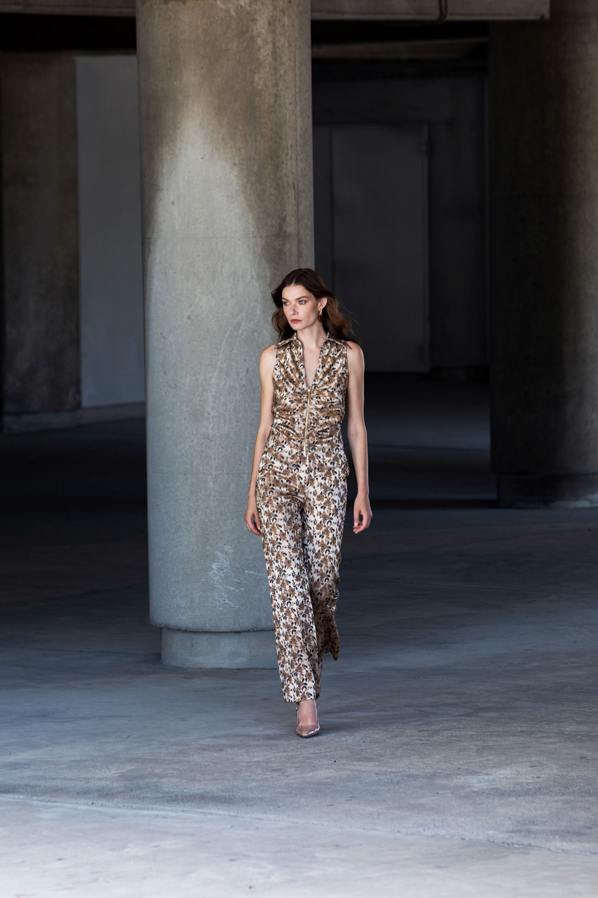 Jakarlı Klasik Pantolon Gold