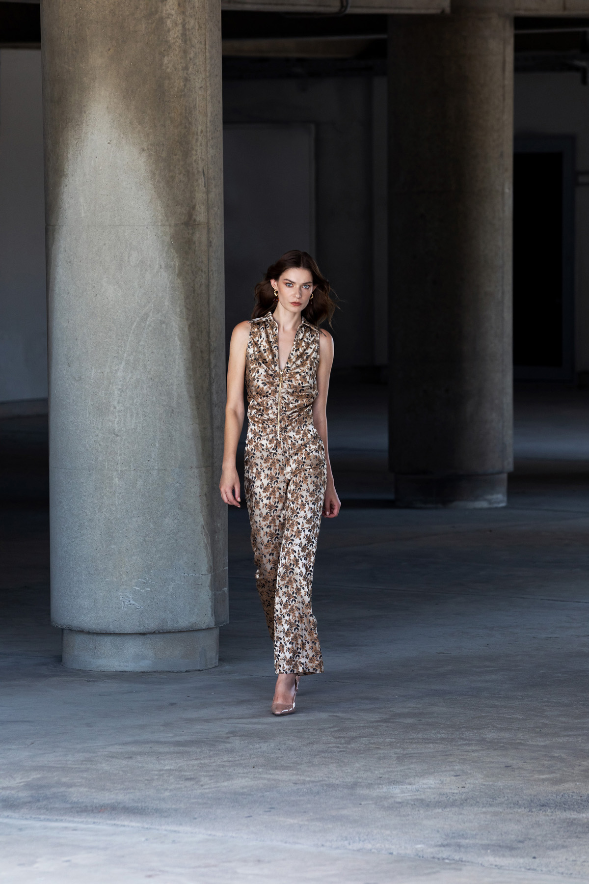 Jakarlı Klasik Pantolon Gold