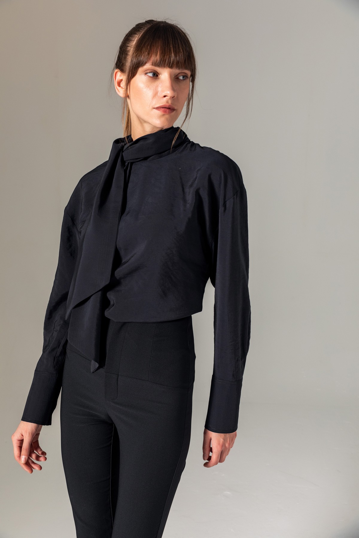 Yüksek Bel Tayt Pantolon Siyah