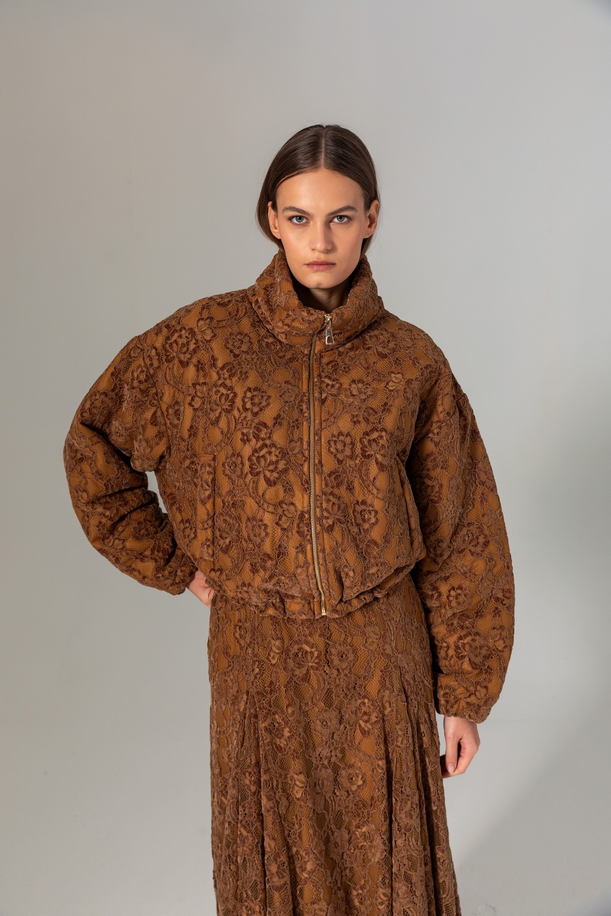 Dantel Bomber Mont Taba